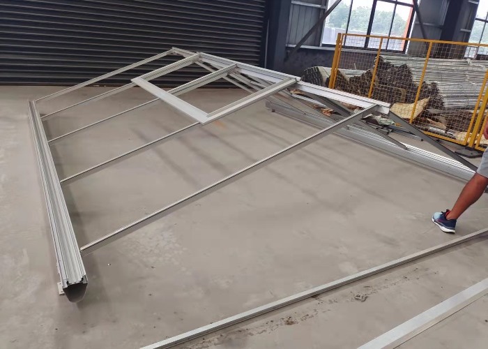 10x10 10x12 10x6 Aluminum Venlo Glass Greenhouse Grow Rose With Cooling System Ventilation System