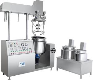China 100L Automatic Vacuum Emulsifier Mixer For Body Lotion Making wholesale