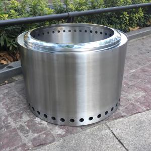 China BBQ Smokeless Fire Stove Camping 18 Inch Fire Pit Stainless Steel wholesale