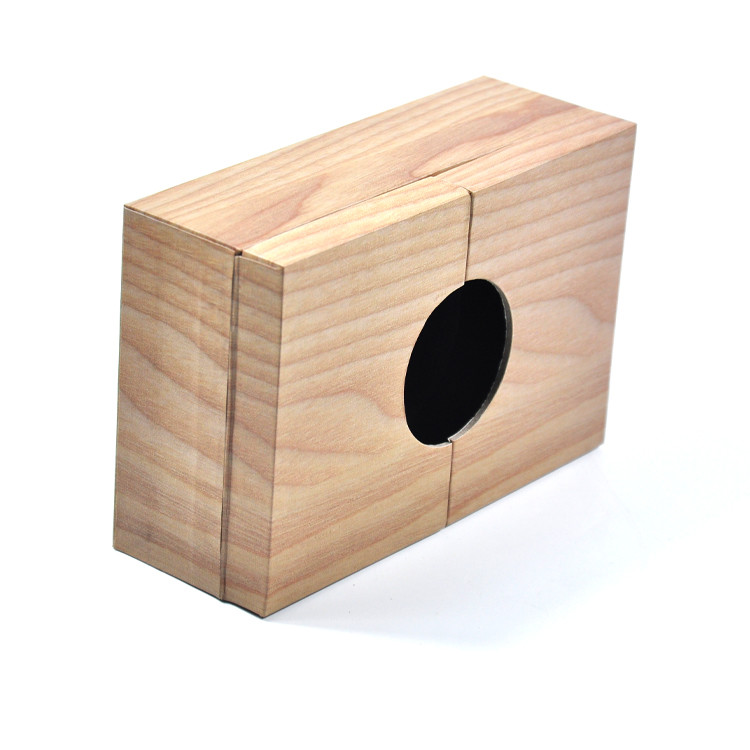 Rigid Paper Double Door Presentation Product Packaging Box Custom