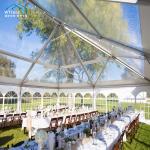 Outdoor Wedding Party Tent PVC Transparent Fabric For Exhibition Events