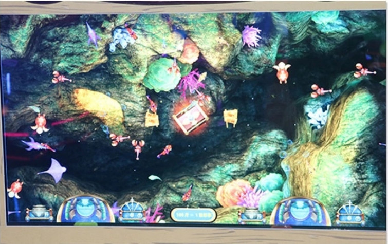 Fish Hunter Game Redemption Ticket Gambling Machine With Windows Xp Software