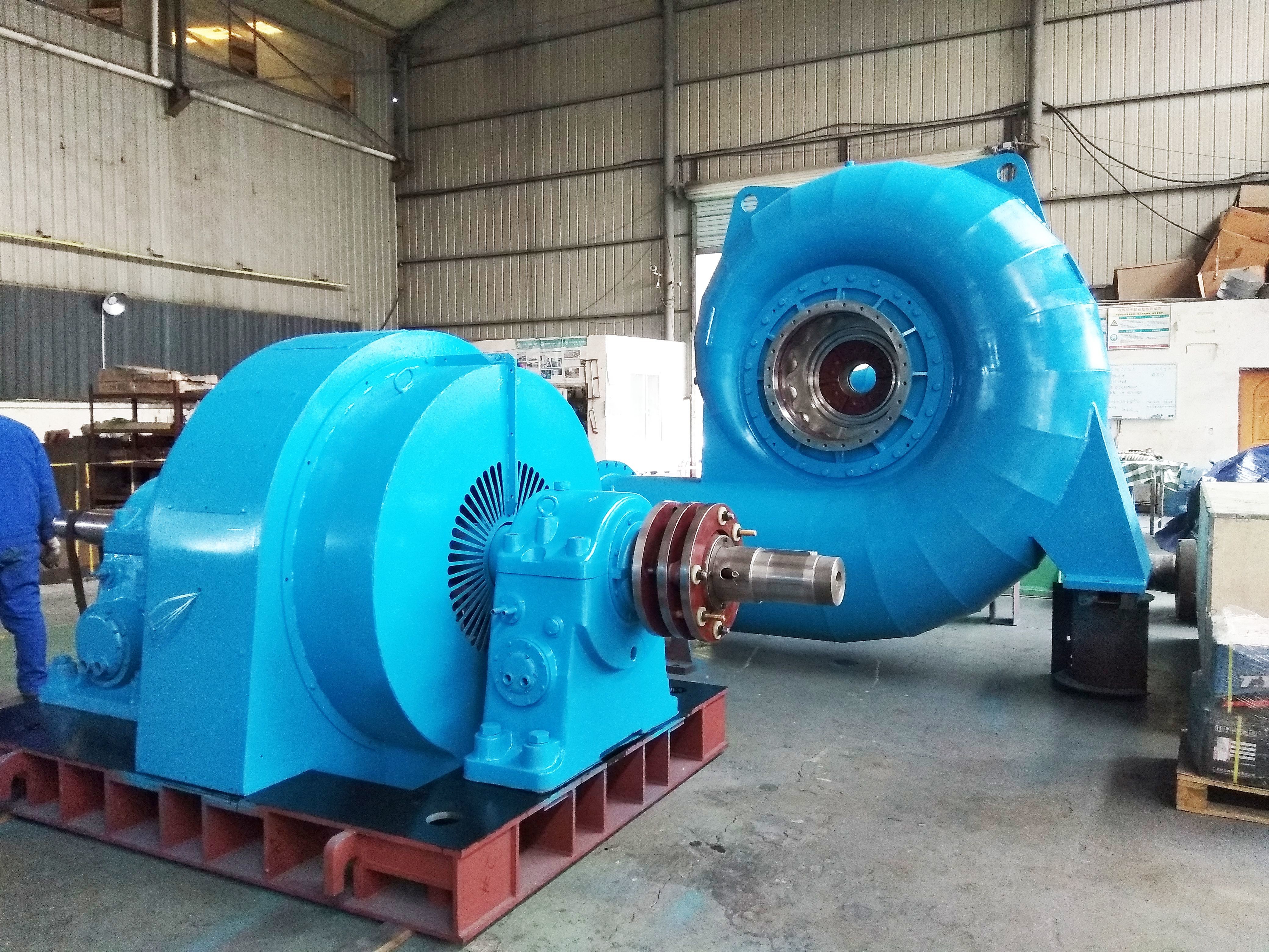 450-1000 RPM Water Turbine Generator For 200kw-20mw Power Generation