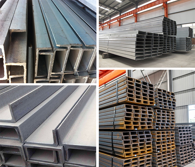 Hot Rolled Galvanized Steel Profile 50mm * 150mm Steel C Channel Beam Q235