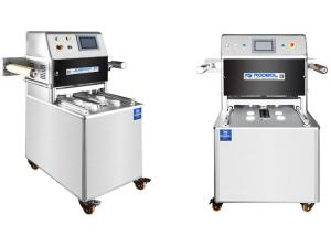 China Vertical Vacuum Packaging Equipment Stainless Steel Map Tray Sealer 304 SS wholesale