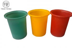 China Round Recycling Hdpe Plastic Bucket Rotomould Durable Refuse M50L Customized wholesale