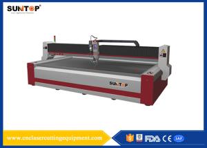 China 37KW CNC Water Jet cutting machine 1500*3000mm FDA for glass wholesale