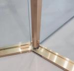 SUS304 Gold Shower Door Frame Rust Resistance Stainless Steel Profile