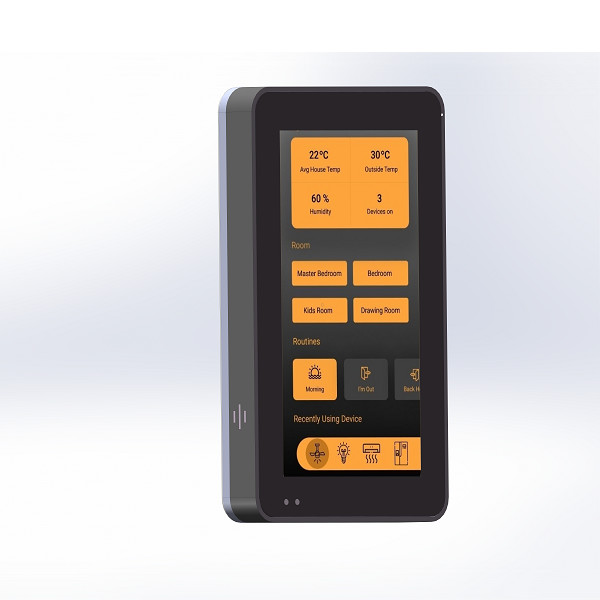Smart Home Android Controller Industrial POE 5 Inch 1280*720 IPS Wall Mount Touch Monitor