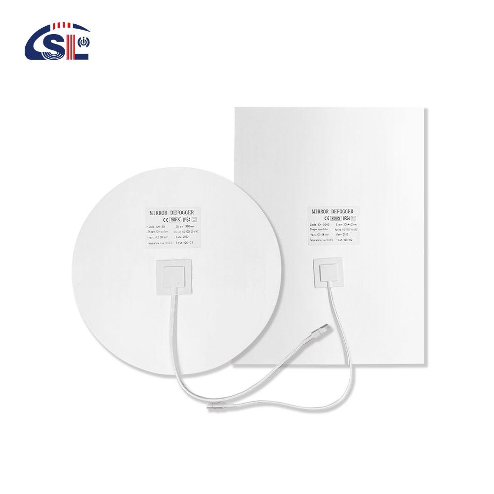 300x400mm Square Mirror Heating Pad Stick Behind the Mirror Electronic Defogger Film
