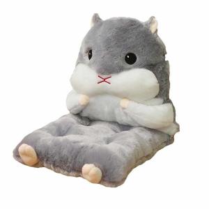 China Multifunctional Detachable Hamster Plush Seat Cushion wholesale