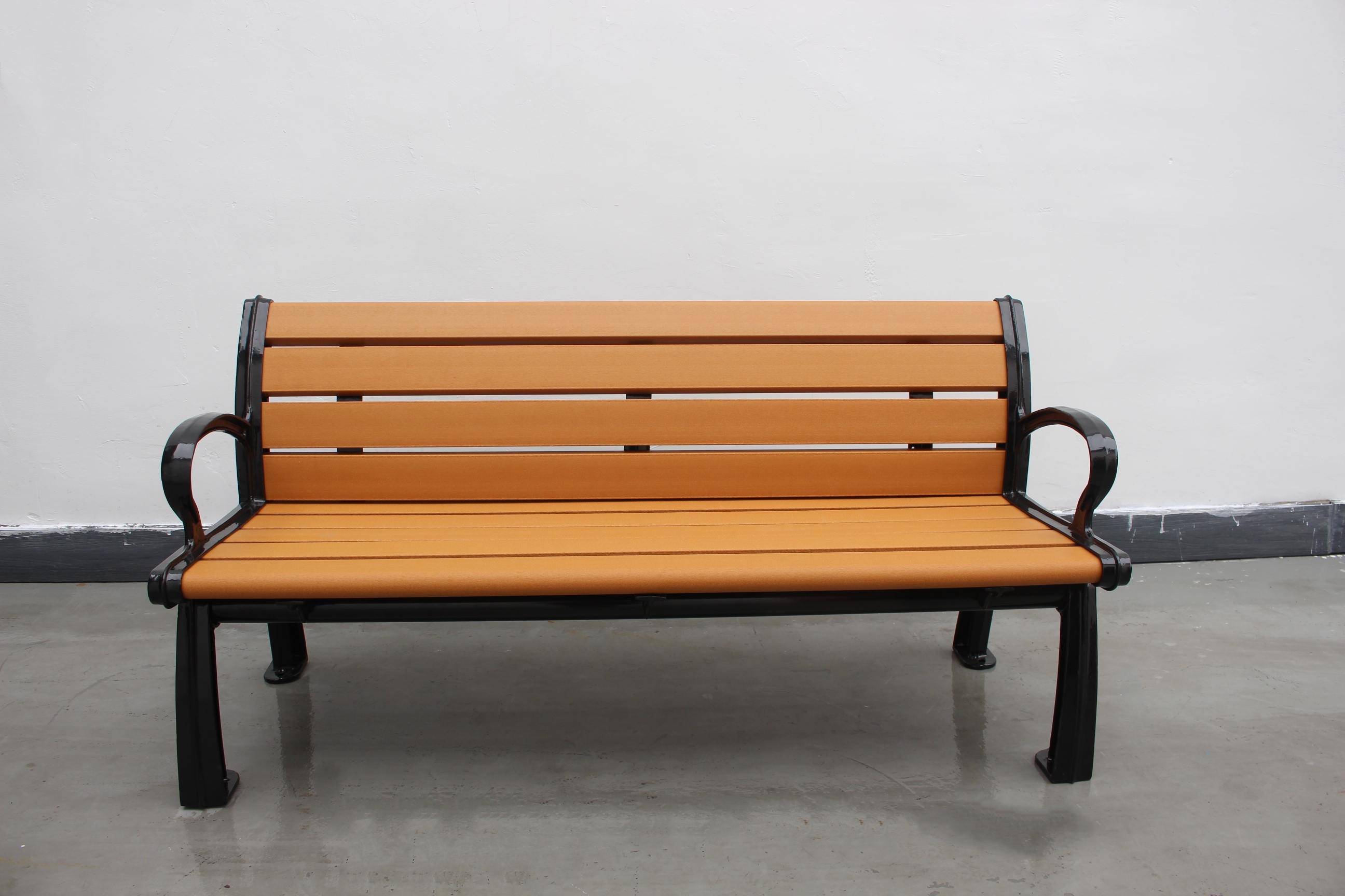 recycled plastic garden bench