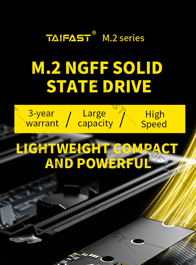 Taifast 128gb M 2 NGFF SSD Solid State Drive 2280 sata3 FCC For Desktop Laptop
