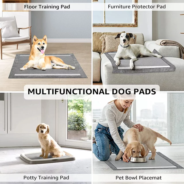 60*60 Bamboo Charcoal Fiber Pet Underpad Sustainable and Solution for Dog Sanitation