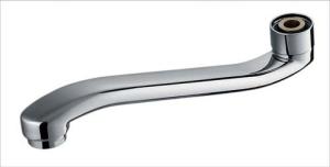 China Chrome Plated Brass Bathroom Faucet Spare Parts Rotatable Sink Faucet Spout wholesale