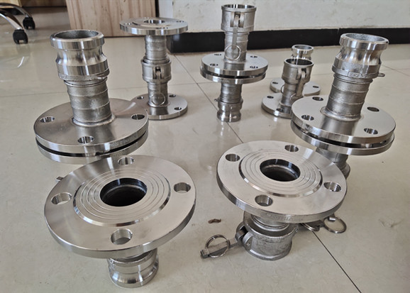 F304 stainless steel C type flange quick coupling fluid pipe connection