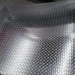 Custom 4mm Aluminium Checker Plate Corrosion Resistance Elevators Floor Use