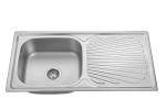 910*450mm Single Bow Topmount Kitchen Sink Anti Corrosion