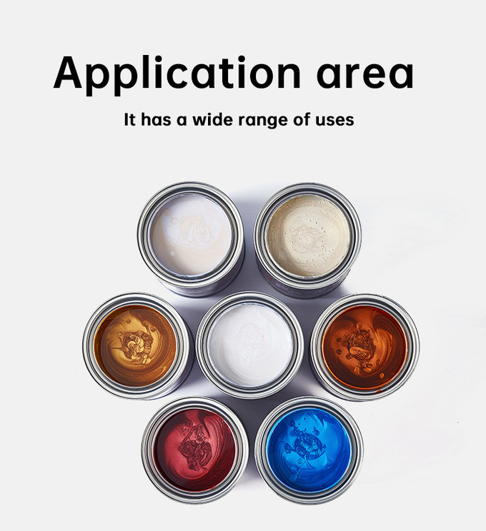 Standard 1K Basecoat Metallic Pigment Pearl Automotive Paint Spray Car Paint Liquid Coating Automotive Thinner 3