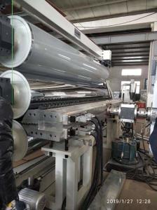 China Customized PVC Extruder Single Screw Waterproof Sheet / Geomembrane Machine wholesale