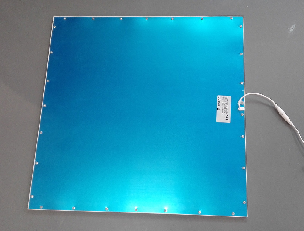 5000K SMD 130lm/W Dimmable LED Panel Light 40Watt White and Silver Square Aluminum