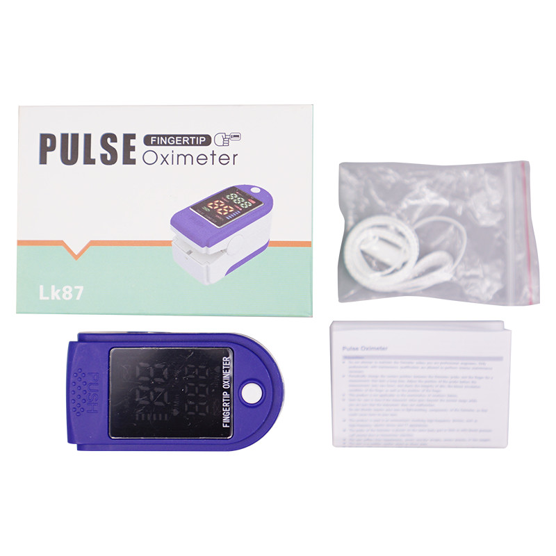 TFT Display Medical Handheld Finger Oximeter Oxygen Saturation Monitor 250BPM