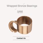 Wrought Bronze Bushing CuSn8 Material