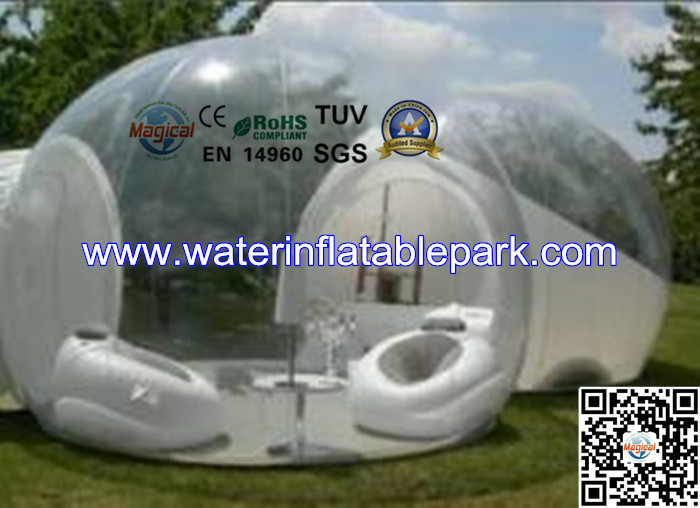 Lighting Inflatable Bubble Tent For Outdoor Camping and Event