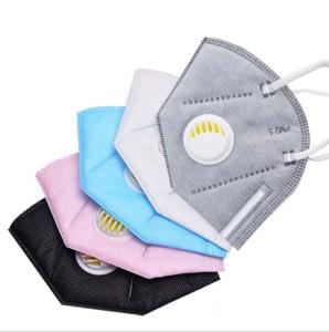 China White Pink Blue Disposable N95 Mask Soft Material Comfortable To Wear wholesale