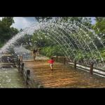 Granite Swimming Pool Jumping Jet Fountain High Spray