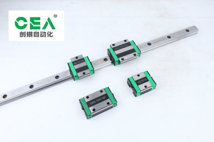 Vertical Plastic Heavy Duty Linear Guide Rail 15mm For CNC Plasma Table