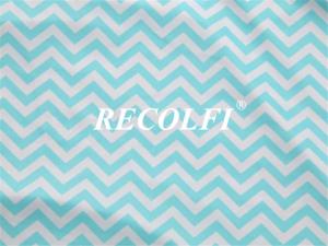 China Printing Ocean Retro Polyester Knit Fabric Seamless Glossy Soft Feel wholesale