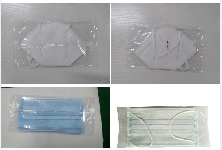 Disposable Medical Horizontal Pouch Machine FFP3 Face Mask Auto Box Packing Machine
