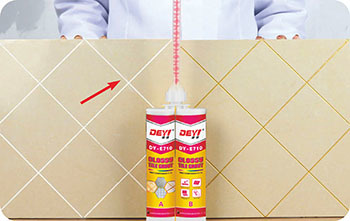 Epoxy Resin Colorful Tile Grout Adhesive