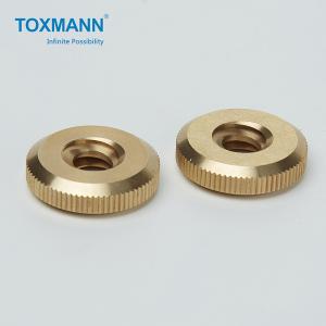 China Tolerance 0.01mm Precision Turned Parts Bronze Copper Nut Screw wholesale