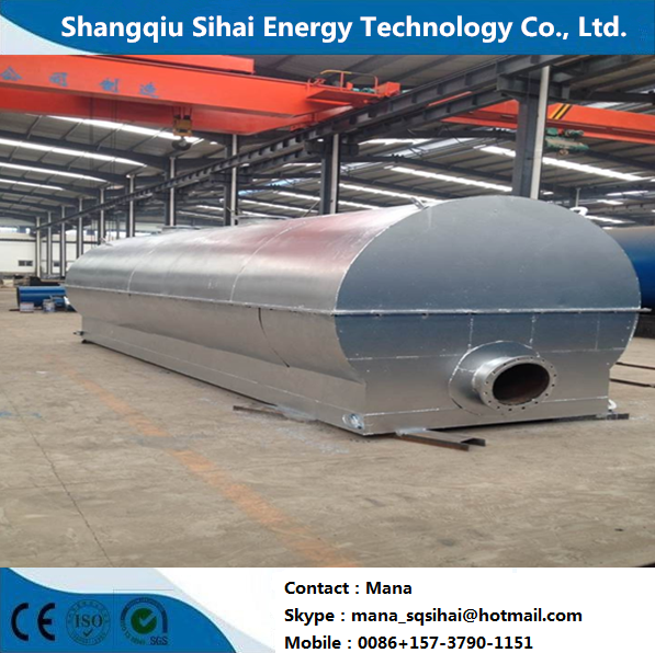 Light Crude Oil LCO Vacuum Distillation Machine 24hours Oil Output 7.2-9tons Diesel