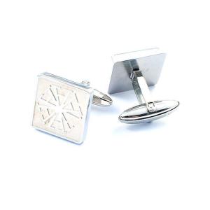 China Tagor Jewelry Regular Inventory High Quality Hot 316L Stainless Steel Cuff Links CQK57 wholesale