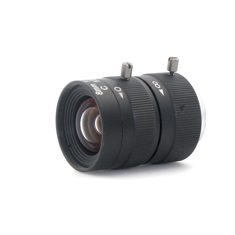 3.0 Megapixel 8mm lens 1/2" Manual Fixed C Mount Industrial lens For cctv camera box