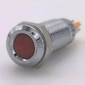 China Waterproof LED Metal Signal Panel Mount 8mm With Cable on sale