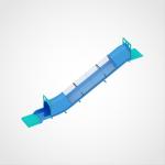 Reinforced Fiberglass Childrens Indoor Slides Playground Equipment Vibrant