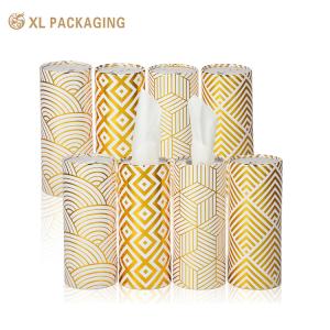 China Wholesale Car Tissues Tube Box Cylinder Car Tissue Packs Car Cup Holder Facial Tissue For Travel wholesale