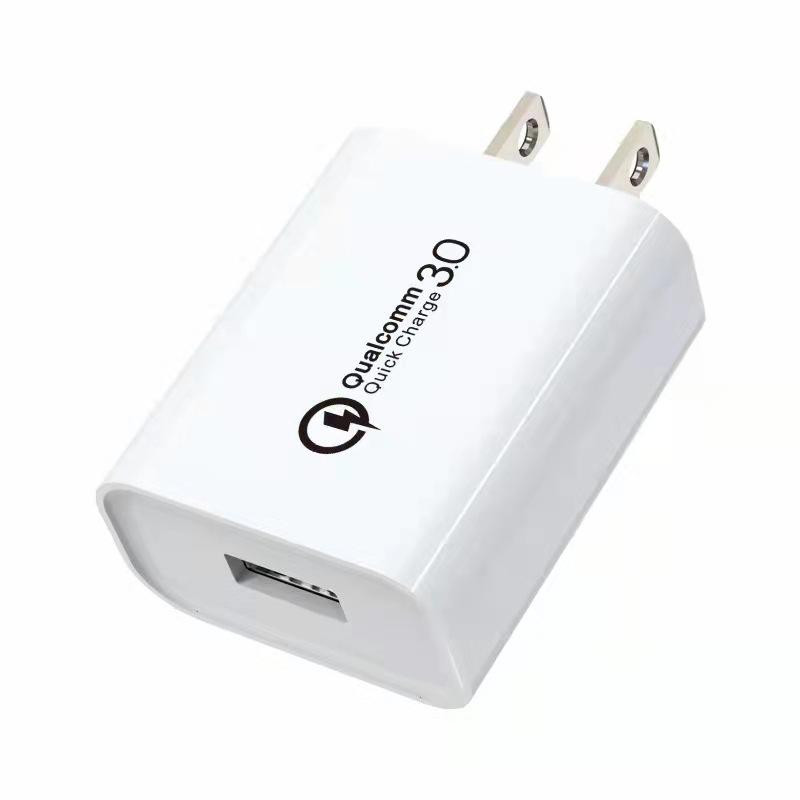3A 18W USB Wall Fast Mobile Phone Charger QC3.0 EU / US Plug
