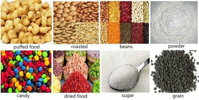beans packaging filling and sealing sachet bag grain packing machine