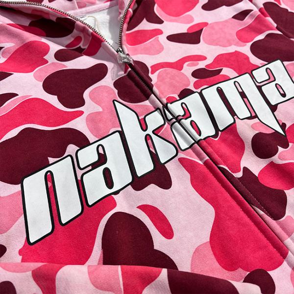 Custom Screen Full Dtg Print Zip Up Oversized Full Face Zip Up Hoodie French Terry Streetwear Hoodie Manufacturers