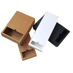 China Ivory Paper Kraft Corrugated Box For Jewellery Watch ISO9001 ISO14001 certificate wholesale