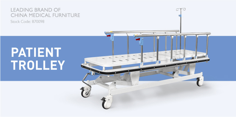 Comfortable Patient Trolley Medical