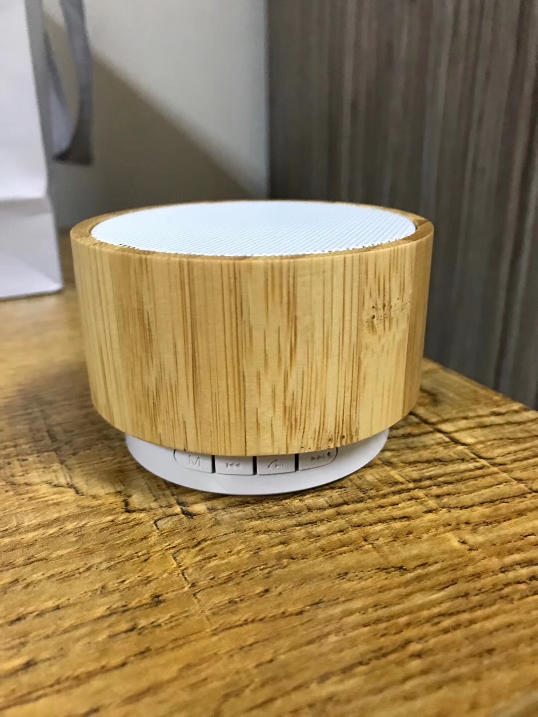 Bamboo Bluetooth Speaker With Super Bass Portable Mini Speaker Gift Speaker with FM