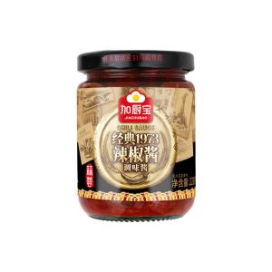 China OEM Garlic Spicy Red Hot Chilli Sauce Dipping Food 228g wholesale