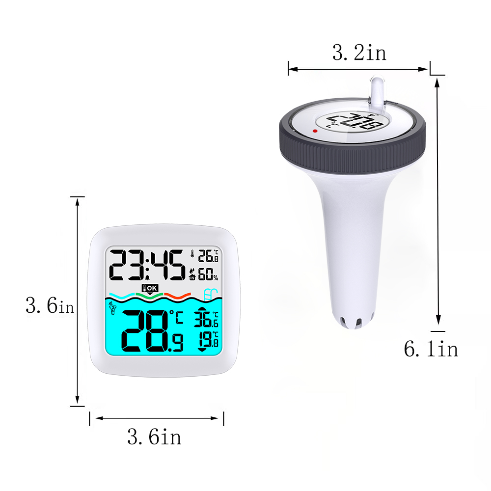 Outdoor Floating Digital Thermometer With Wireless Function And 7-15v Supply Voltage