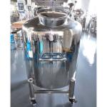 Antirust SUS316L Stainless Steel Storage Tank Leakproof For Lotion Mixing